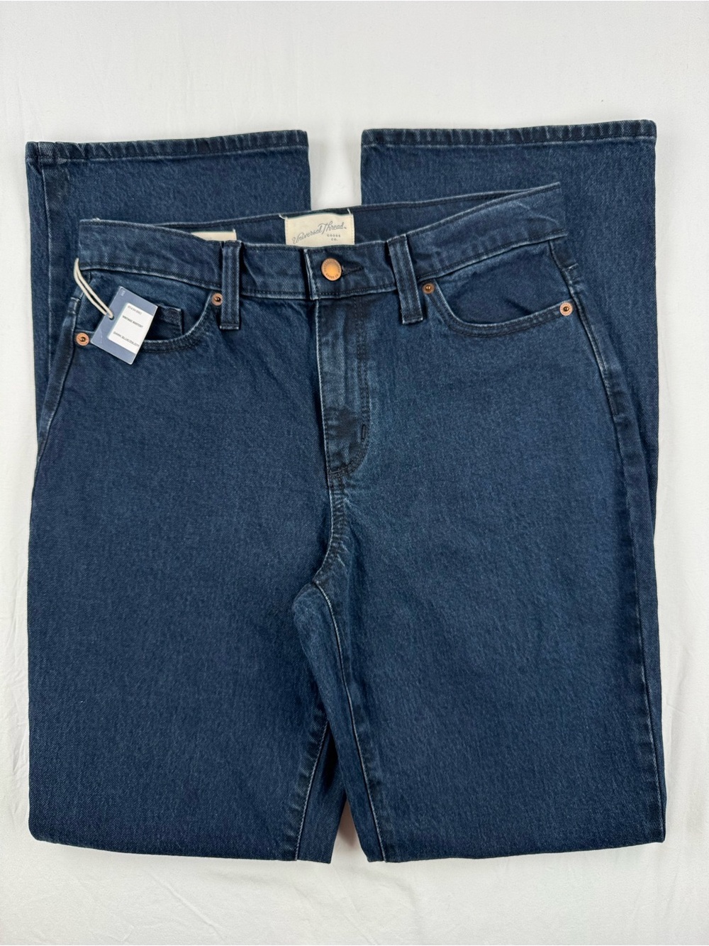 Universal Thread Women's Vintage Bootcut Dark Blue Denim Jeans